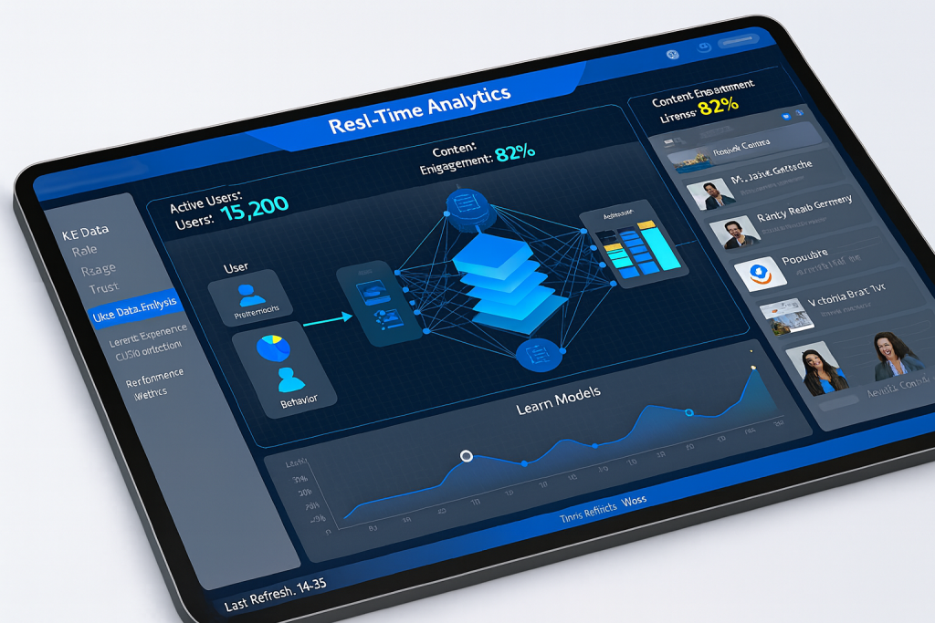 AI-powered hyper-personalization system delivering individualized content experiences